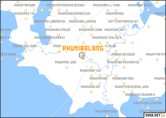 map of Phumĭ Balăng