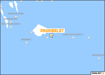 map of Phumĭ Balât