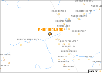 map of Phumĭ Bâlêng