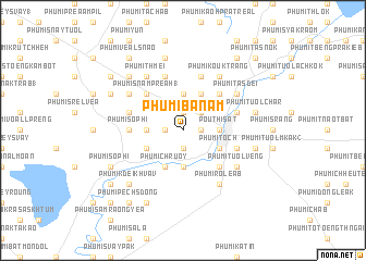 map of Phumĭ Ba Nam