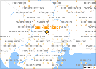 map of Phumĭ Báng Bát