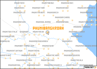 map of Phumĭ Bâng Krŏăh