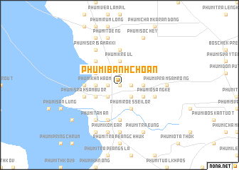 map of Phumĭ Bânhchoăn