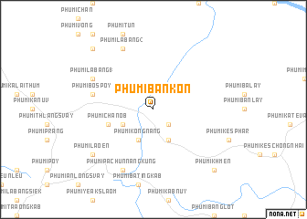 map of Phumĭ Ban Kon