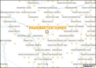 map of Phumĭ Bântéay Khmêr