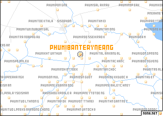 map of Phumĭ Bântéay Néang