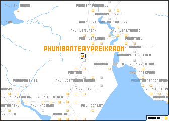 map of Phumĭ Bântéay Prei Kraôm