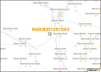 map of Phumĭ Bântéay Siĕm