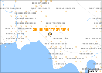 map of Phumĭ Bântéay Siĕm