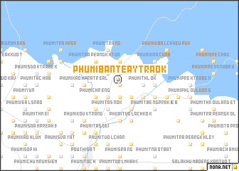 map of Phumĭ Bântéay Traôk