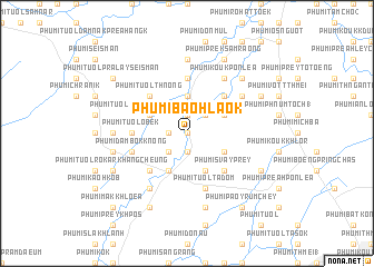 map of Phumĭ Baôh Laôk