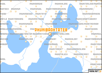 map of Phumĭ Baôh Ta Téb