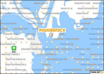 map of Phumĭ Barach