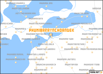 map of Phumĭ Barayn Choăn Dêk
