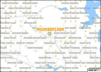 map of Phumĭ Bâr Cham