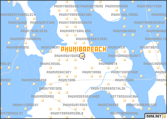 map of Phumĭ Baréach