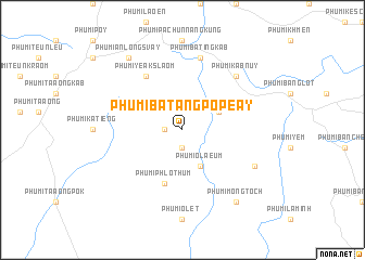 map of Phumĭ Batang Pôpéay
