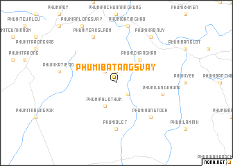 map of Phumĭ Batang Svay