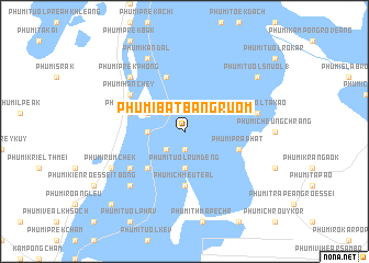 map of Phumĭ Bát Bângruŏm