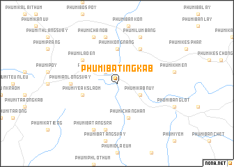 map of Phumĭ Bating Kâb