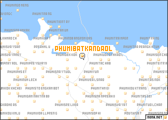 map of Phumĭ Bát Kândaôl