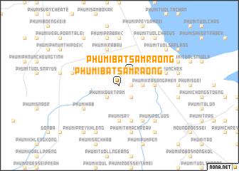 map of Phumĭ Bát Sâmraông