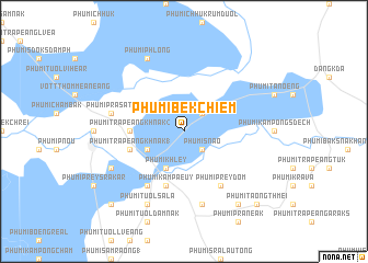 map of Phumĭ Bêk Chiĕm