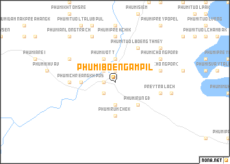 map of Phumĭ Bœ̆ng Âmpĭl