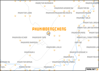 map of Phumĭ Bœ̆ng Chêng