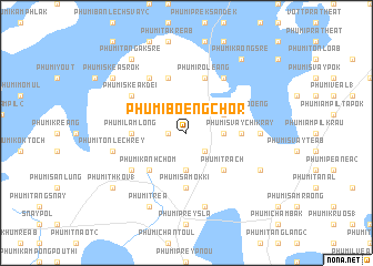 map of Phumĭ Bœ̆ng Chôr