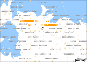 map of Phumĭ Bœ̆ng Khnar