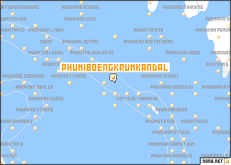 map of Phumĭ Bœ̆ng Krum Kândal