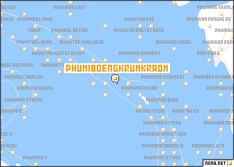 map of Phumĭ Bœ̆ng Krum Kraôm