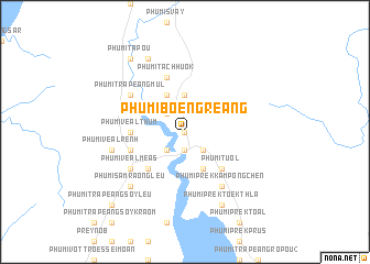 map of Phumĭ Bœ̆ng Réang