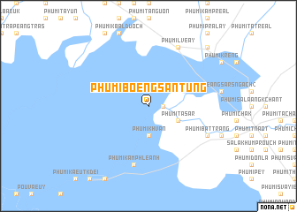 map of Phumĭ Bœ̆ng Sântung