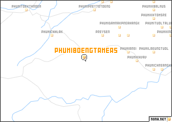 map of Phumĭ Bœ̆ng Ta Méas