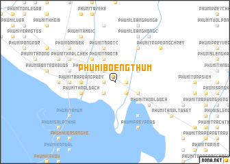 map of Phumĭ Bœ̆ng Thum