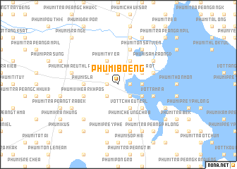map of Phumĭ Bœ̆ng