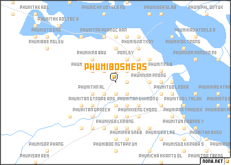 map of Phumĭ Bŏs Méas