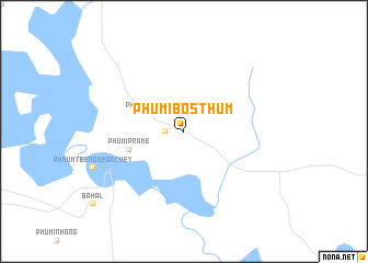 map of Phumĭ Bŏs Thum