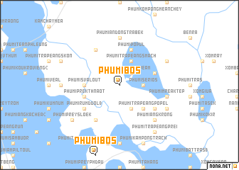 map of Phumĭ Bŏs