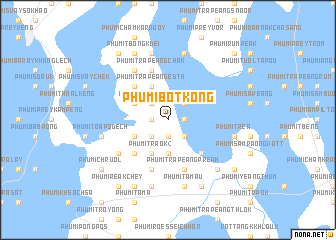 map of Phumĭ Bot Kông