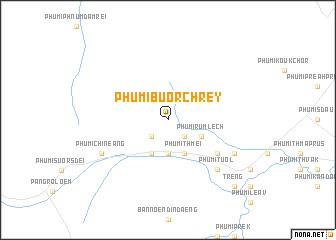 map of Phumĭ Buŏr Chrey