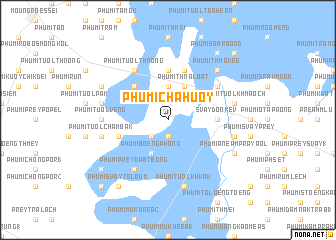 map of Phumĭ Chahuŏy