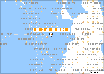 map of Phumĭ Chăk Khlănh