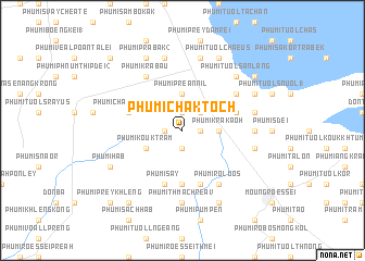 map of Phumĭ Châk Toch