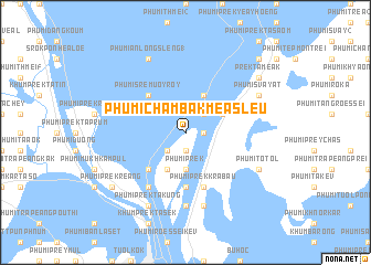 map of Phumĭ Châmbák Méas Leu