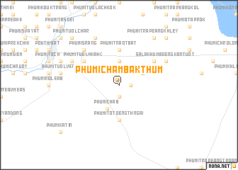 map of Phumĭ Châmbák Thum