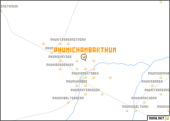 map of Phumĭ Châmbák Thum