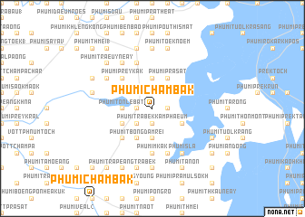 map of Phumĭ Châmbák